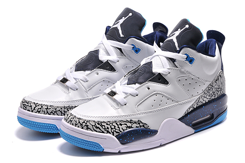 2015 Jordan Son of Mars Low White Blue Shoes - Click Image to Close